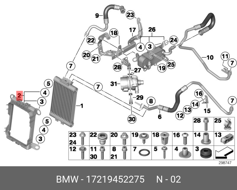 17219452275 BMW RAHMEN