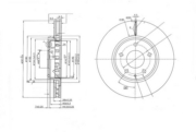OEM0125DT O.E.M. Диск тормозной передний Mazda 6 2012-2026