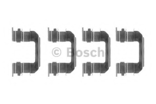 1987474394 BOSCH Комплектующие, колодки дискового тормоза