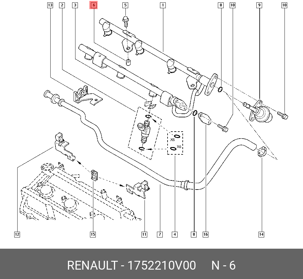 1752210V00 RENAULT ВТУЛКА РЕЙКИ ТОПЛИ 1752210V00 RENAULT ВТУЛКА РЕЙКИ ТОПЛИ