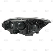 SHL1005R СТАРТВОЛЬТ Фара для автомобилей Ford Focus III (11-) (головного света) галоген, электрический корректор, цвет рамы: хром, правая