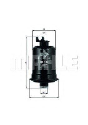 KL144 MAHLE Топливный фильтр