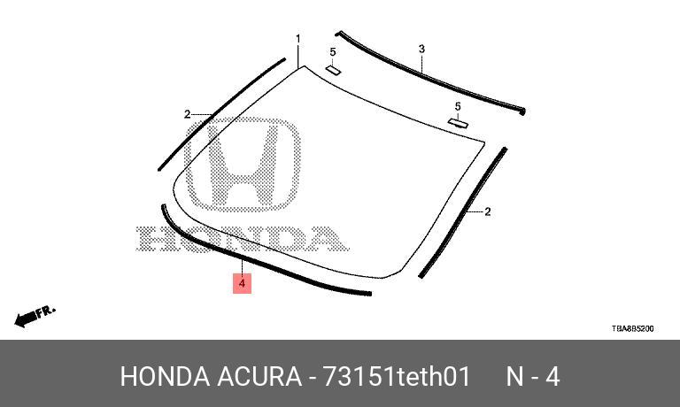 73151TETH01 HONDA 