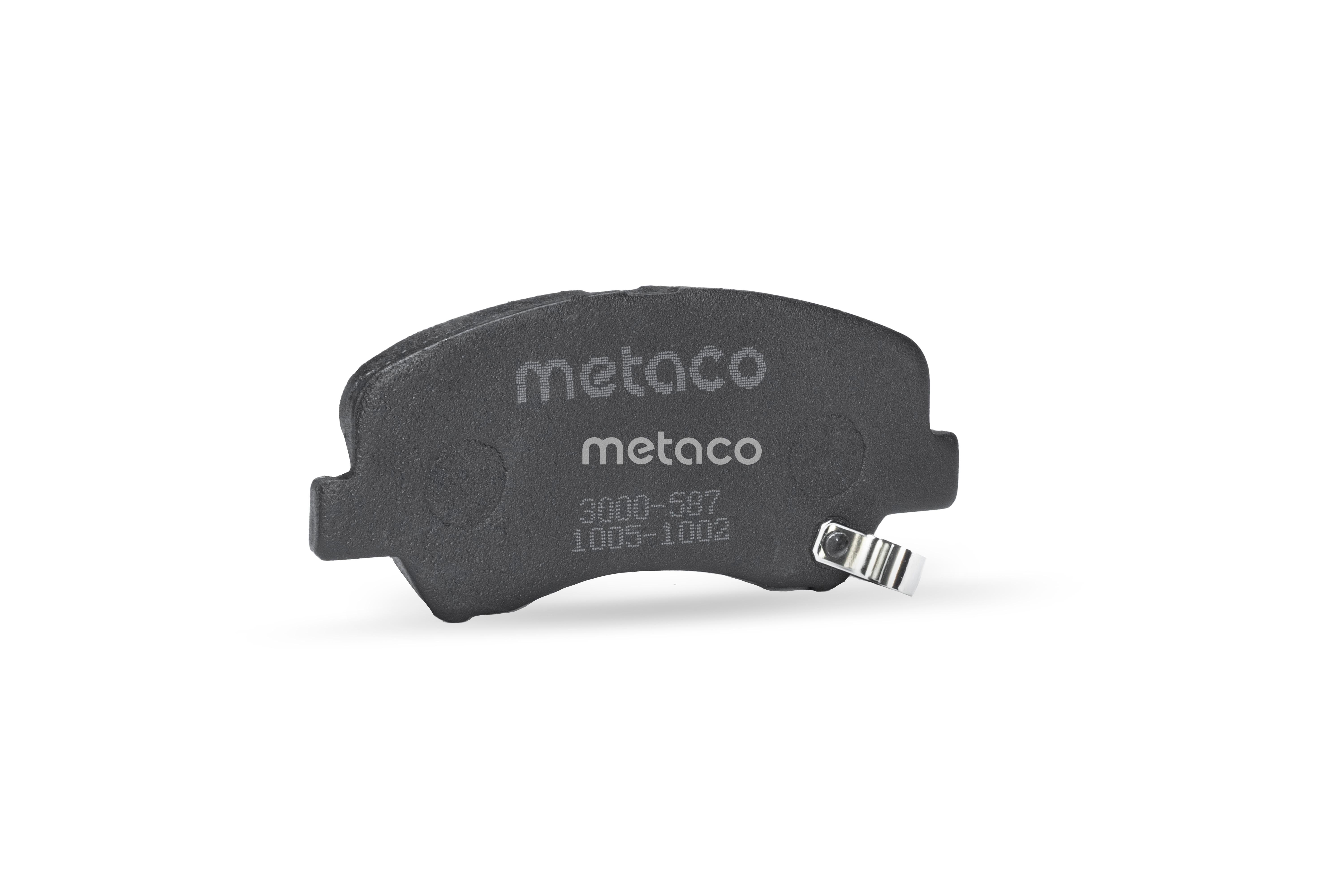 3000587 METACO Колодки тормозные передние к-кт
