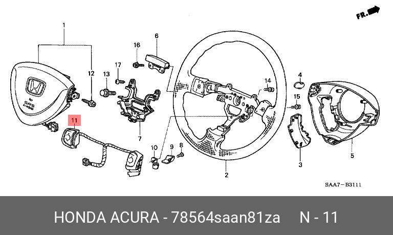 78564SAAN81ZA HONDA SWITCH COMP.