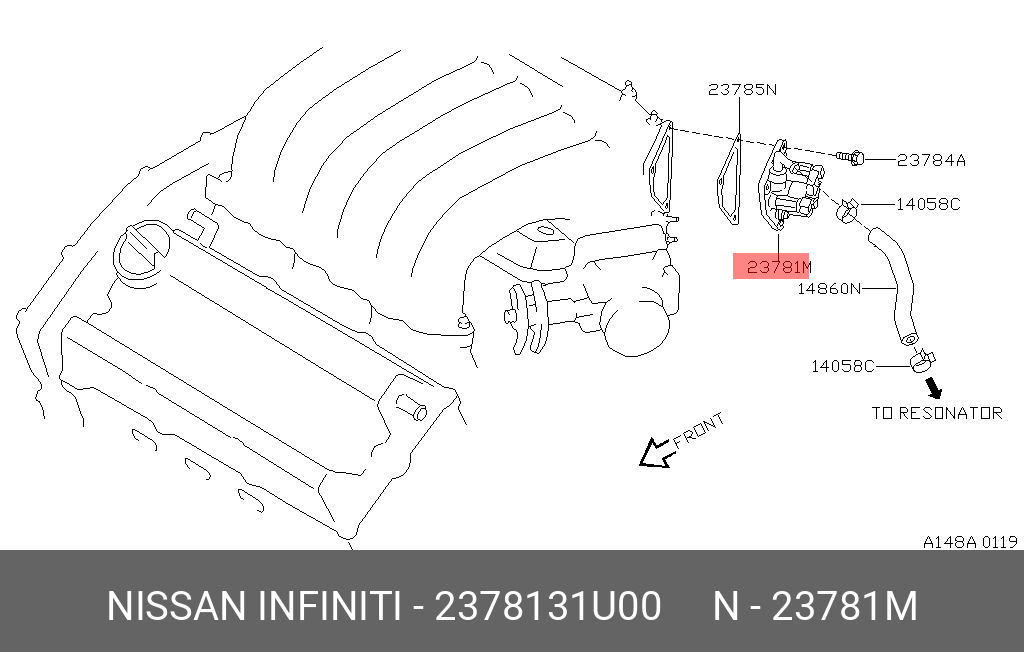 2378131U00 NISSAN IACV-AAC VALVE