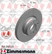 150290120 ZIMMERMANN Тормозной диск