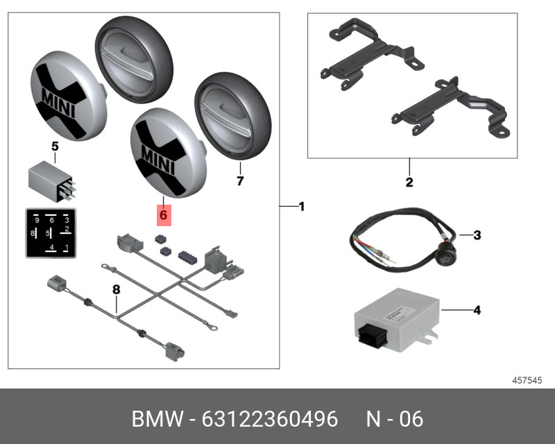 63122360496 BMW Защитный колпак