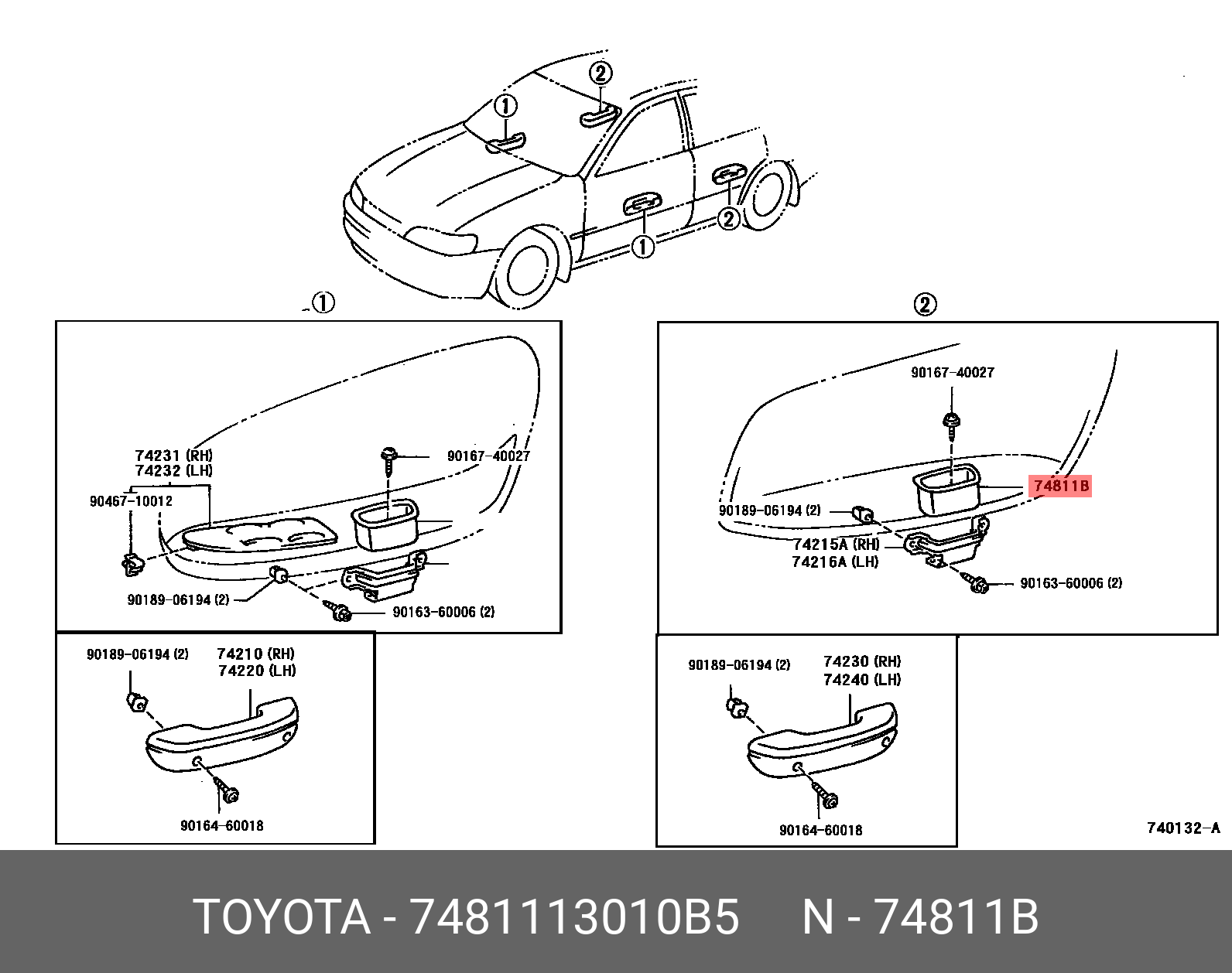 7481113010B5 TOYOTA -