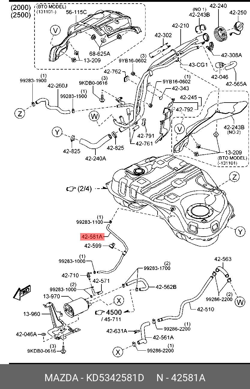 KD5342581D MAZDA 