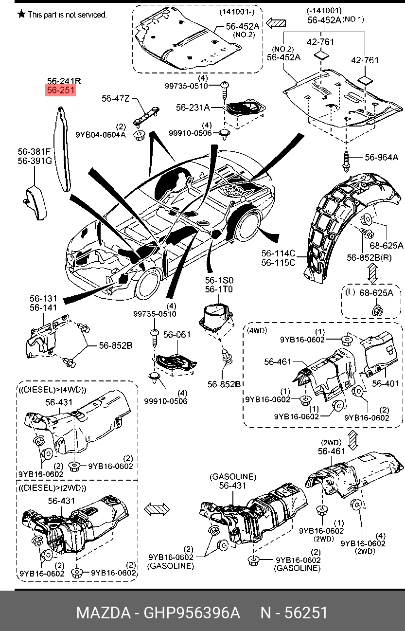 GHP956396A MAZDA -