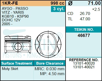 Автокомпонент TEIKIN 46677050