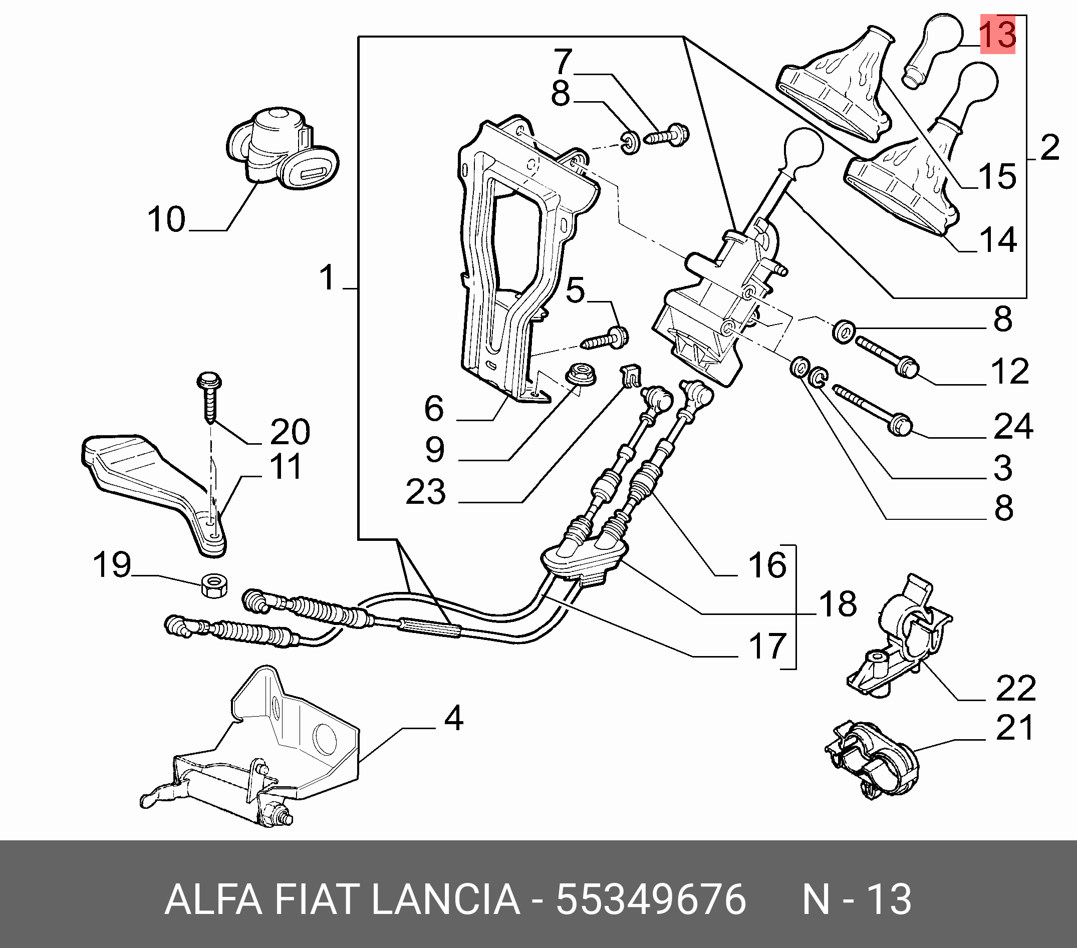 0055349676 FIAT/ALFA/LANCIA -