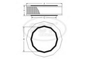 SB229 SCT Фильтр воздушный