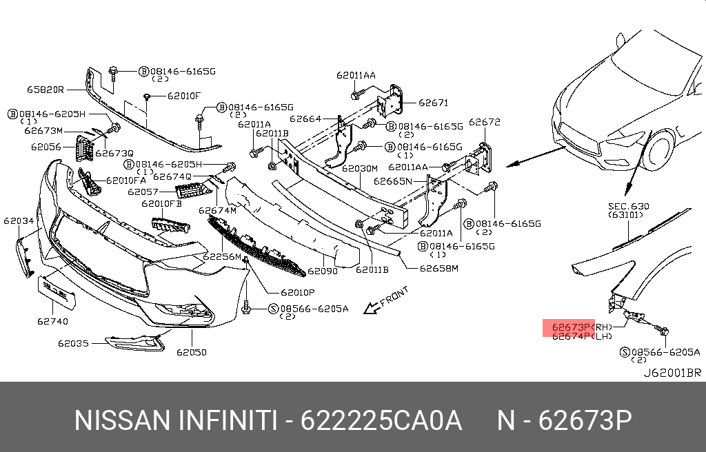 622225CA0A NISSAN -