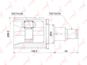 CI3758 LYNX ШРУС внутренний L (Z 23x26)