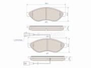 ST1612433980CR SAT Колодки тормозные (Спереди/ Усиленные) Peugeot Boxer 06-14 / Citroen Jumper 06-14