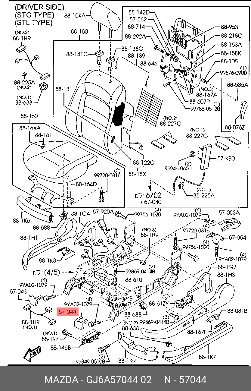 GJ6A5704402 MAZDA -