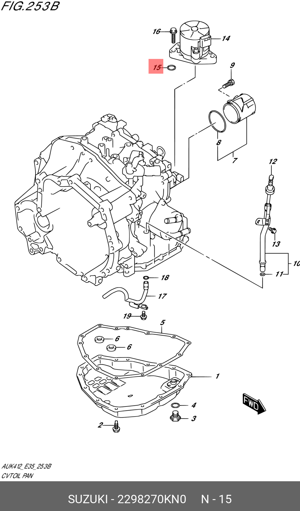 2298270KN0 SUZUKI Деталь