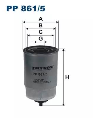 Фильтр топливный Filtron FILTRON PP8615