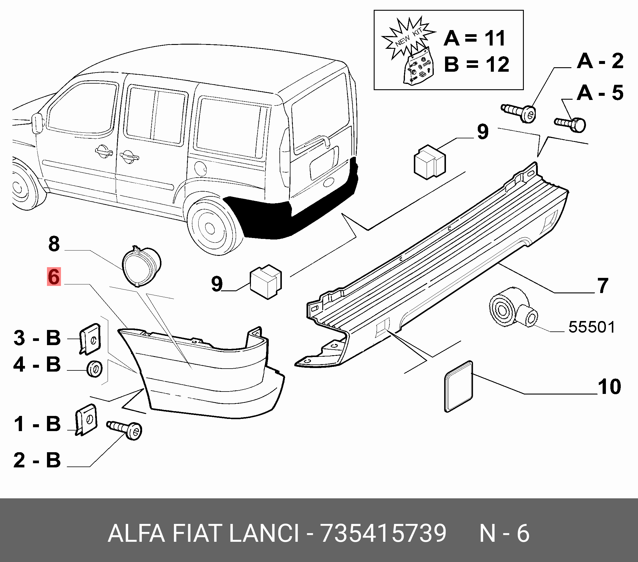 Как снять бампер фиат дукато 735415739 FIAT/ALFA/LANCIA Бампер задний, правый угол купить в интернет-магазине