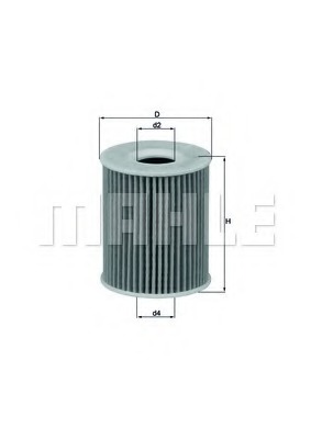 OX424D MAHLE Масляный фильтр