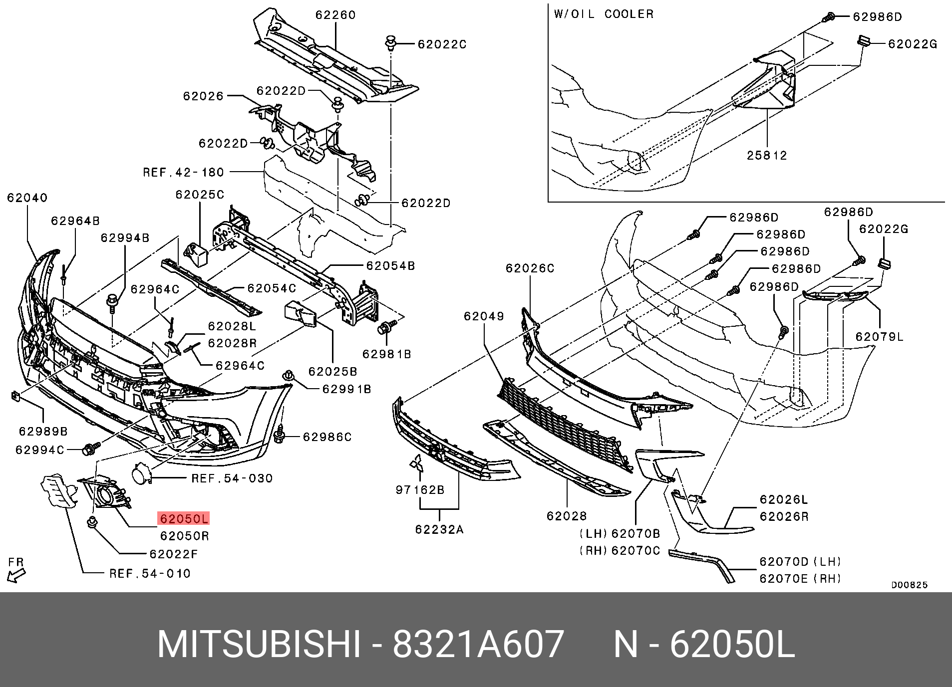 6400F701 Бампер передний Mitsubishi Запчасти на DRIVE2