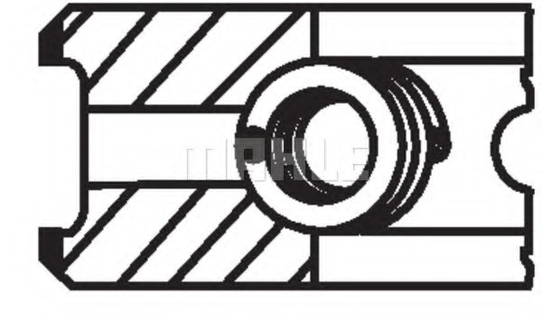 02954N1 MAHLE Комплект поршневых колец