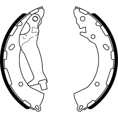 8DB355000401 HELLA Комплект тормозных колодок