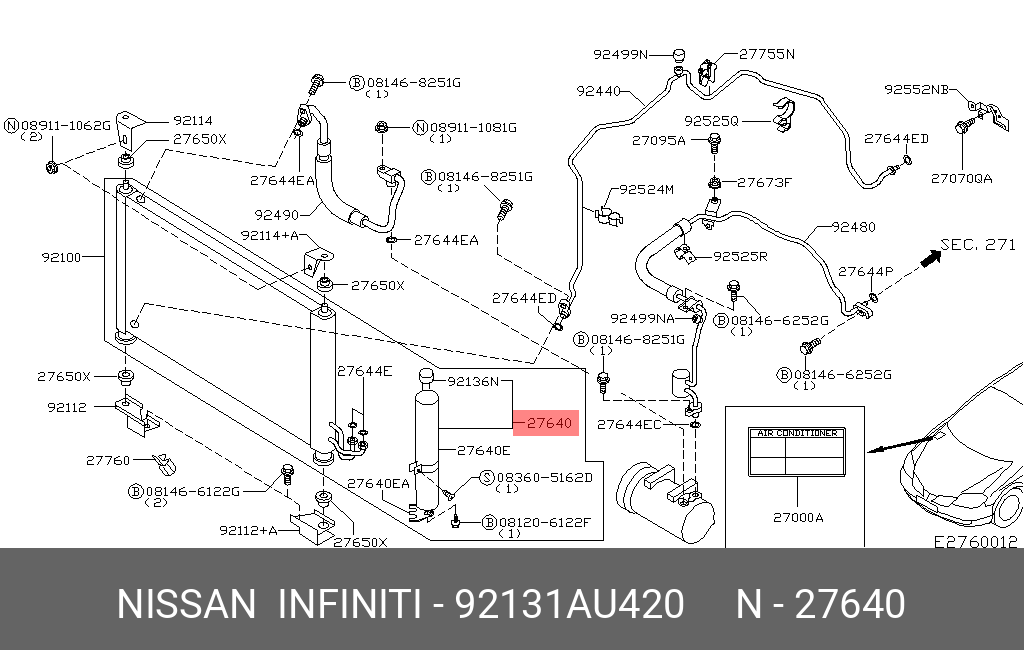 92131AU420 NISSAN -