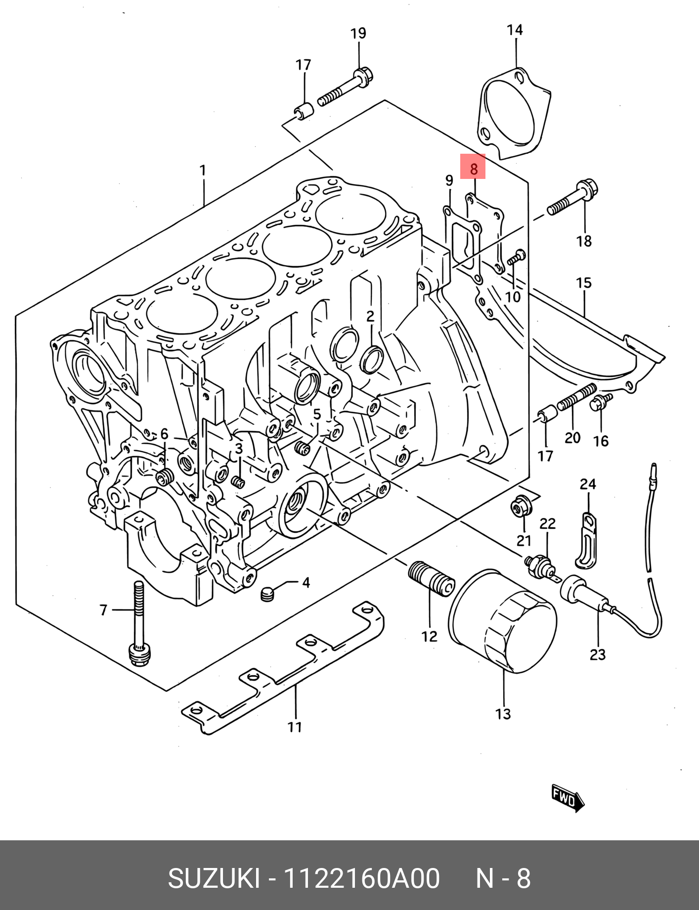 1122160A00 SUZUKI -
