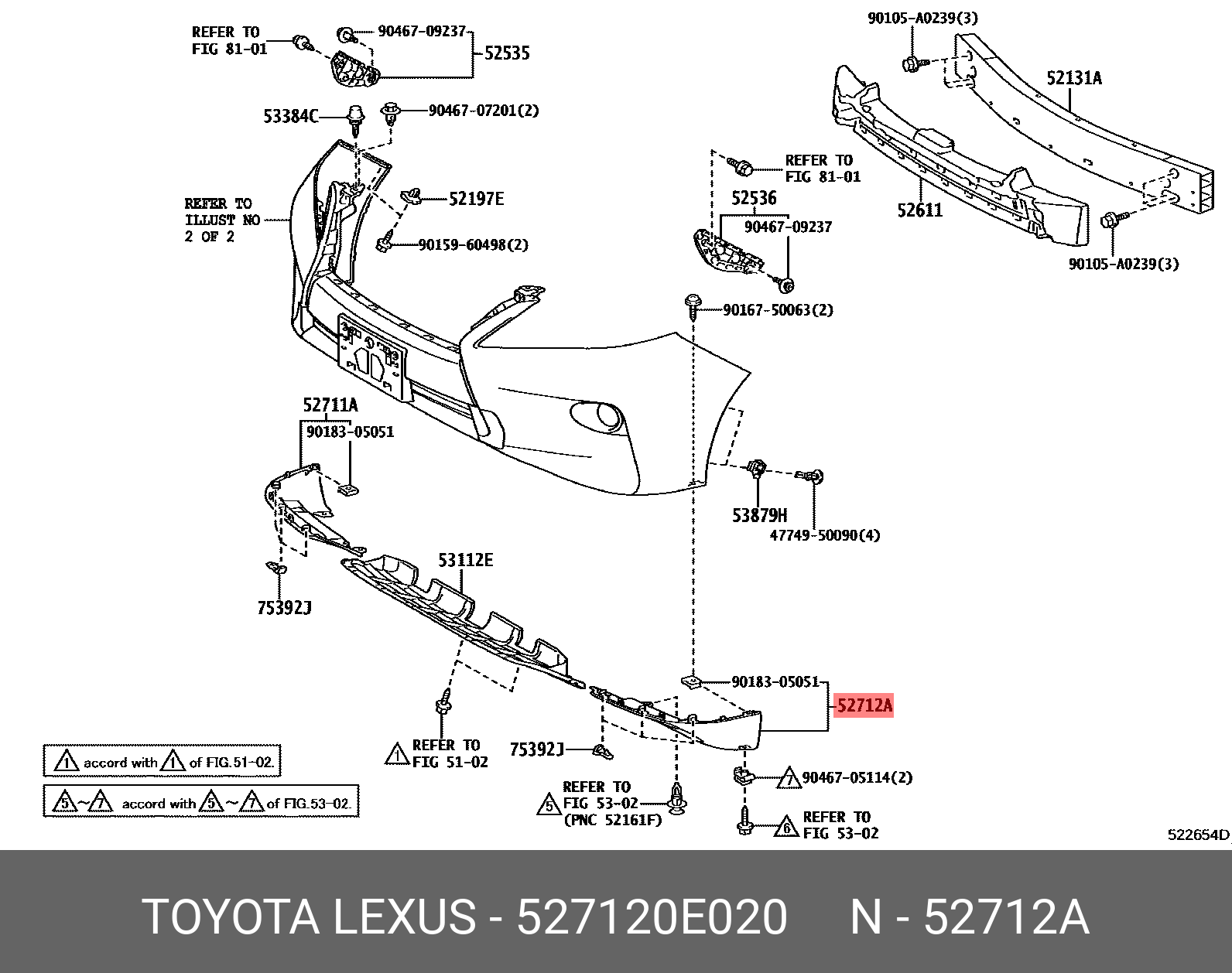 527120E020 TOYOTA 