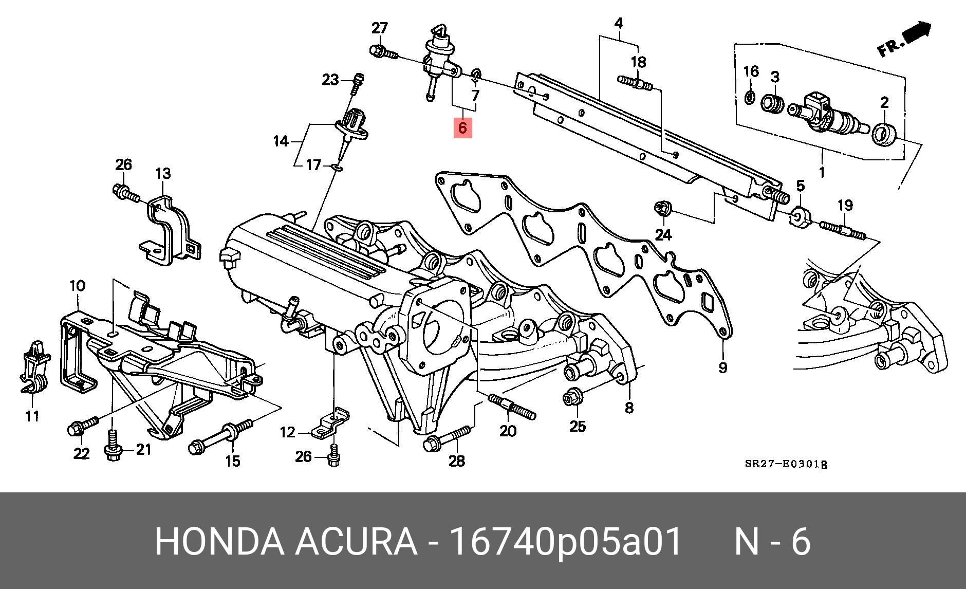 16740P05A01 HONDA 