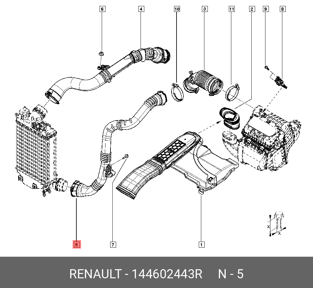 144602443R RENAULT 