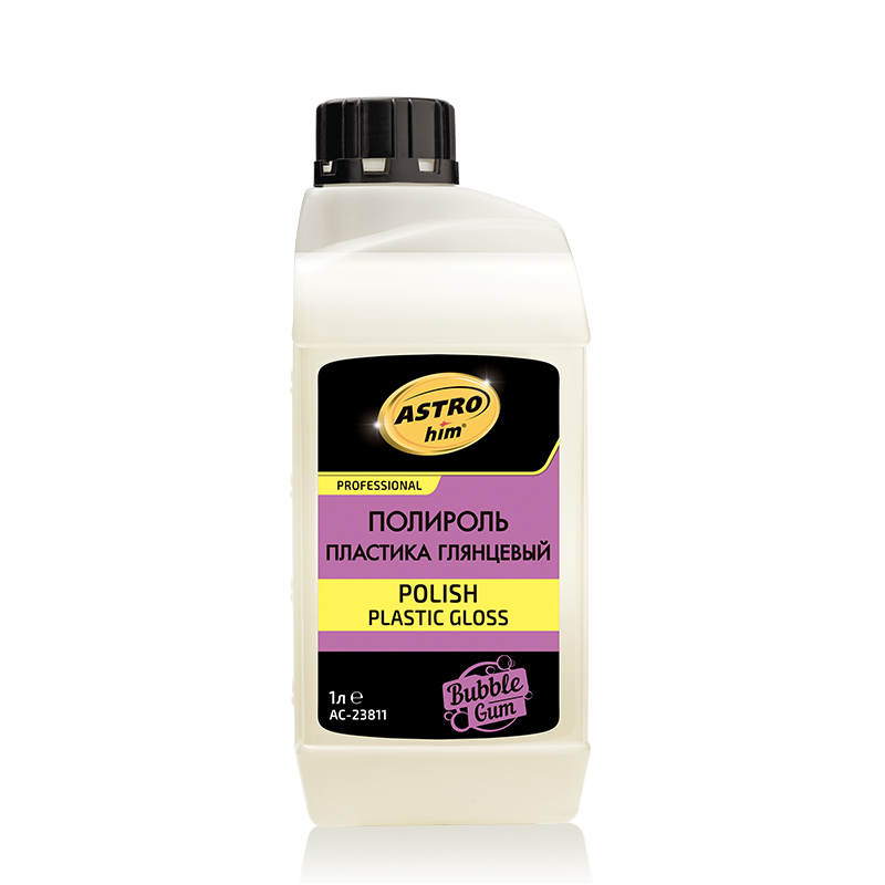 AC23811 ASTROHIM Полироль пластика глянцевый POLISH PLASTIC GLOSS, канистра