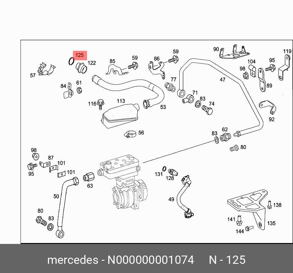 000000001074 MERCEDES-BENZ КОЛЬЦО УПЛОТНИТЕЛЬНОЕ ГРМ