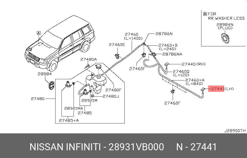 28931VB000 NISSAN ФОРСУНКА